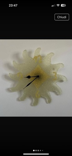 Lampadario orologio parete - orologio, da
