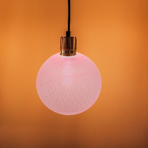Paralume lampada globo rosa - paralume,
