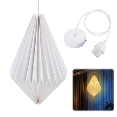 Lampadario paralume origami - lampadario,
